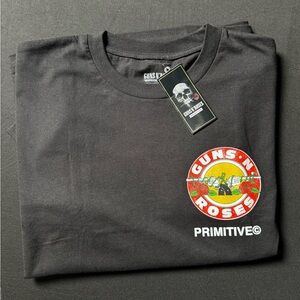 Primitive Guns N' Roses Logo Black Tee